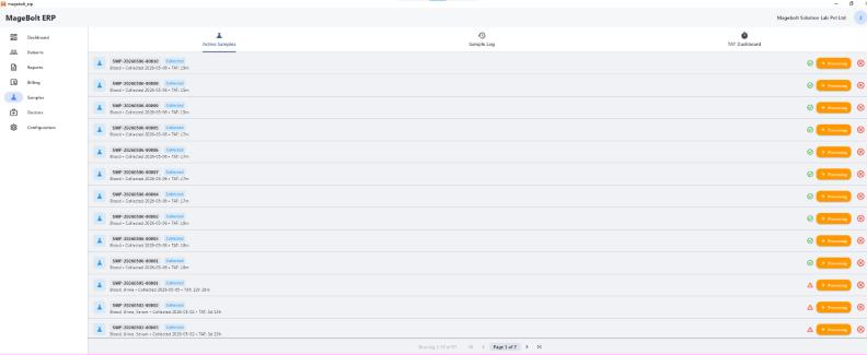 Sample Tracking & Workflow